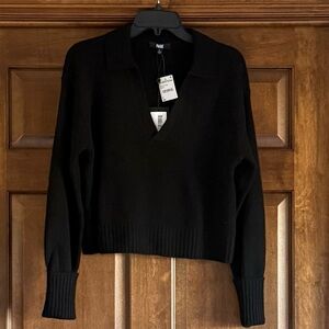 NWT PAIGE Maxie Sweater black Cashmere XS